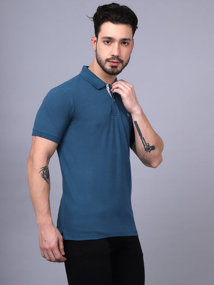 Cantabil Mens Blue T-Shirt (7048927281291)