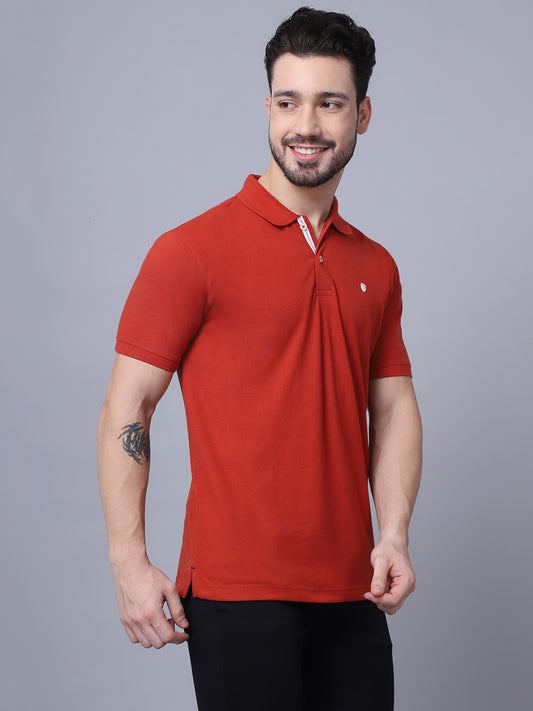 Cantabil Mens Rust T-Shirt (7048934588555)