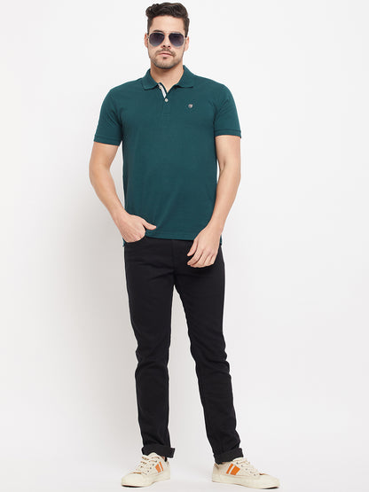 Men Teal T-Shirt