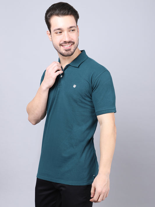 Cantabil Mens Teal T-Shirt (7048935243915)