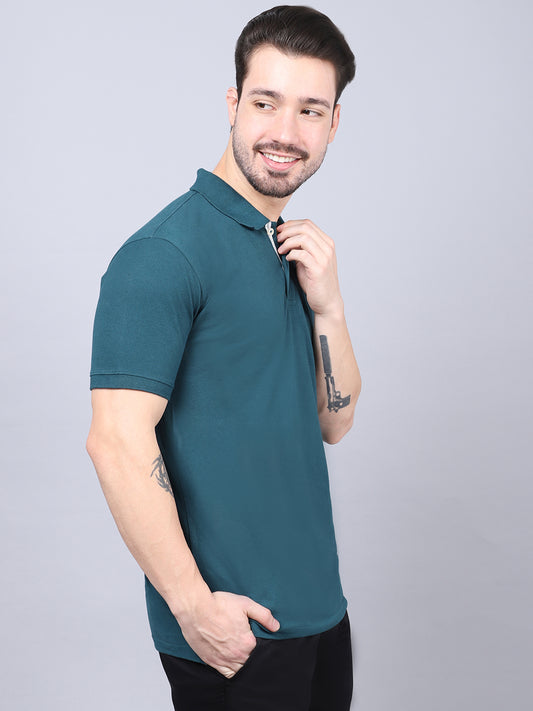 Cantabil Mens Teal T-Shirt (7048935243915)