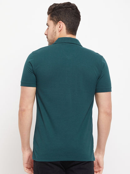 Men Teal T-Shirt