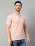 Cantabil Men Light Pink T-Shirt (7113898295435)