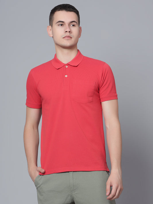 Cantabil Men Coral T-Shirt (7133659791499)