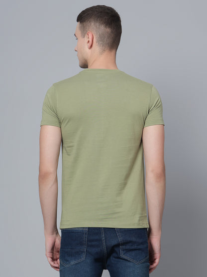 Cantabil Men Green T-Shirt (7133836509323)