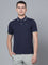 Cantabil Men Dark Blue Polo T-Shirt (7133866066059)