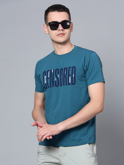 Cantabil Men Teal T-Shirt (7134076764299)