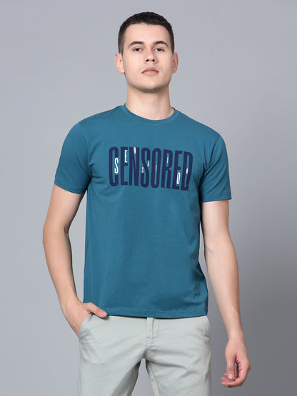 Cantabil Men Teal T-Shirt (7134076764299)