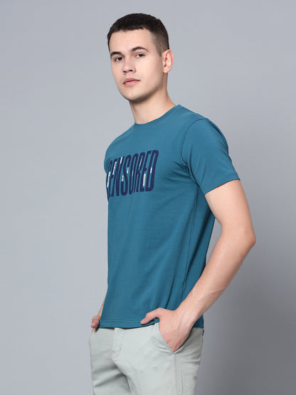 Cantabil Men Teal T-Shirt (7134076764299)