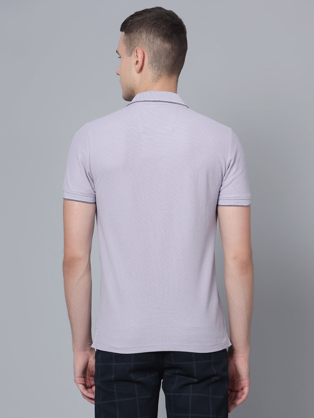 Cantabil Men Purple Polo T-Shirt (7134079189131)