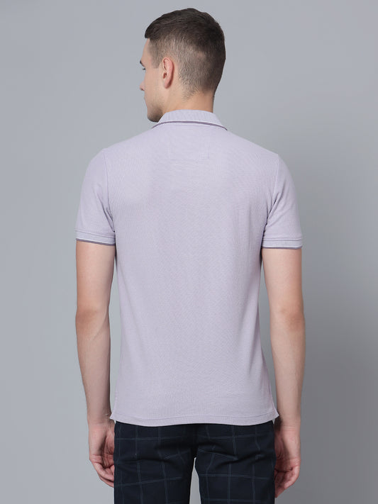 Cantabil Men Purple Polo T-Shirt (7134079189131)