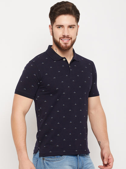 Cantabil Men Navy Polo T-Shirt (7134702403723)