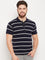 Cantabil Men Navy Polo T-Shirt (7134714396811)