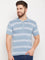 Cantabil Men Sky Blue Polo T-Shirt (7134716067979)