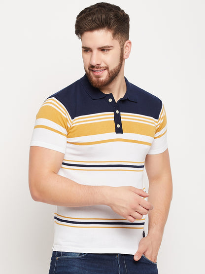 Cantabil Men Navy Polo T-Shirt (7134716592267)