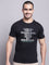 Cantabil Men Black Casual T-Shirt (7142870450315)