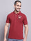 Cantabil Men Maroon Casual T-Shirt (7142892208267)