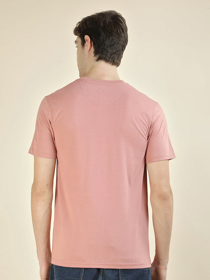 T-Shirt for Men | Breathable & Soft with Color Fastness Regular Fit Round Neck Poly Cotton Fabric Printed Pattern