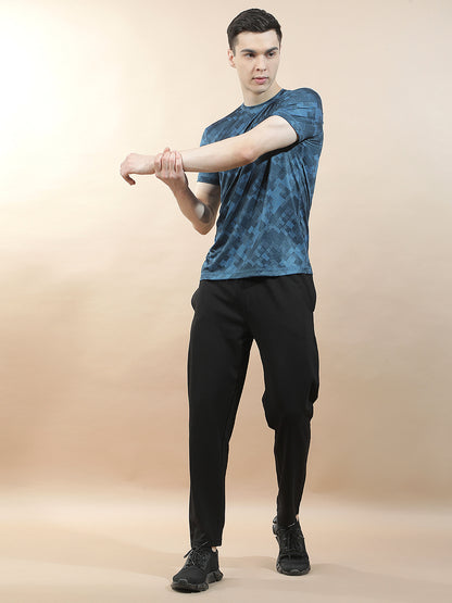 T-Shirt for Men | Breathable & Soft with Color Fastness Regular Fit Round Neck Polyester Fabric Printed Pattern