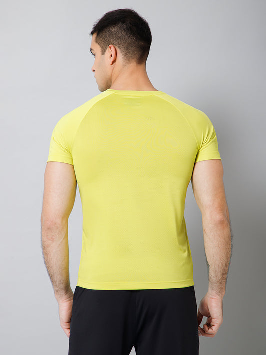 T-Shirt for Men | Breathable & Soft with Color Fastness Regular Fit Round Neck Polyester Fabric Printed Pattern