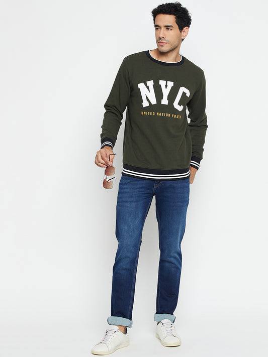 T-Shirt for Men | Breathable & Soft with Color Fastness Regular Fit Round Neck Poly Cotton Fabric Printed Pattern