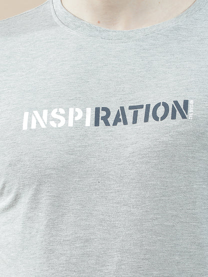 T-Shirt for Men | Breathable & Soft with Color Fastness Regular Fit Round Neck Poly Cotton Fabric Solid Pattern