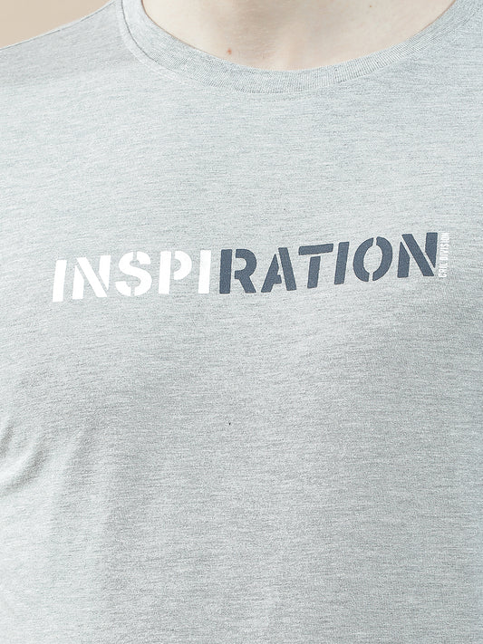 T-Shirt for Men | Breathable & Soft with Color Fastness Regular Fit Round Neck Poly Cotton Fabric Solid Pattern