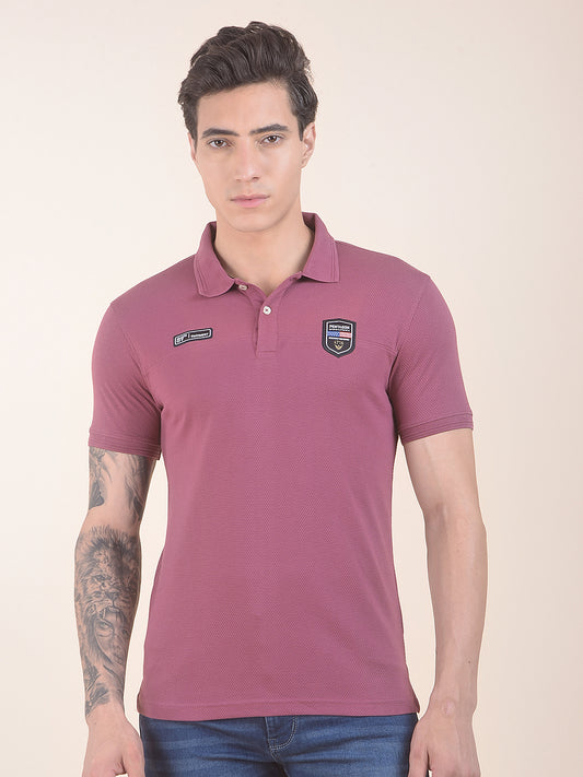 T-Shirt for Men | Breathable & Soft with Color Fastness Regular Fit Polo Neck Poly Cotton Fabric Solid Pattern