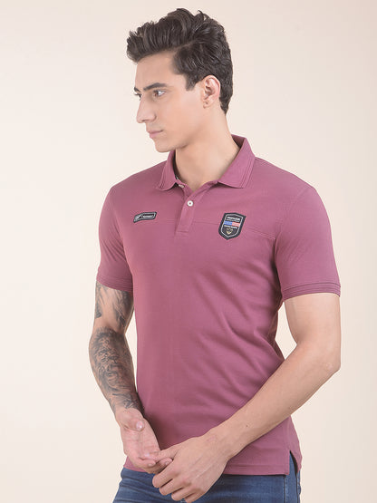 T-Shirt for Men | Breathable & Soft with Color Fastness Regular Fit Polo Neck Poly Cotton Fabric Solid Pattern