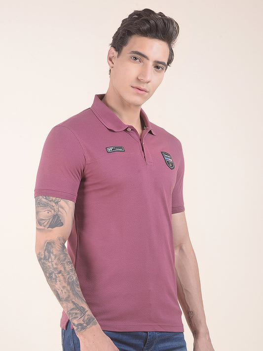 T-Shirt for Men | Breathable & Soft with Color Fastness Regular Fit Polo Neck Poly Cotton Fabric Solid Pattern