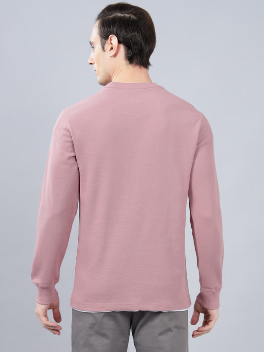 T-Shirt for Men | Breathable & Soft with Color Fastness Regular Fit Round Neck Poly Cotton Fabric Solid Pattern