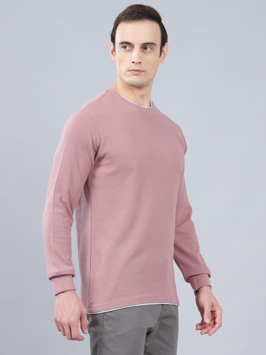 T-Shirt for Men | Breathable & Soft with Color Fastness Regular Fit Round Neck Poly Cotton Fabric Solid Pattern