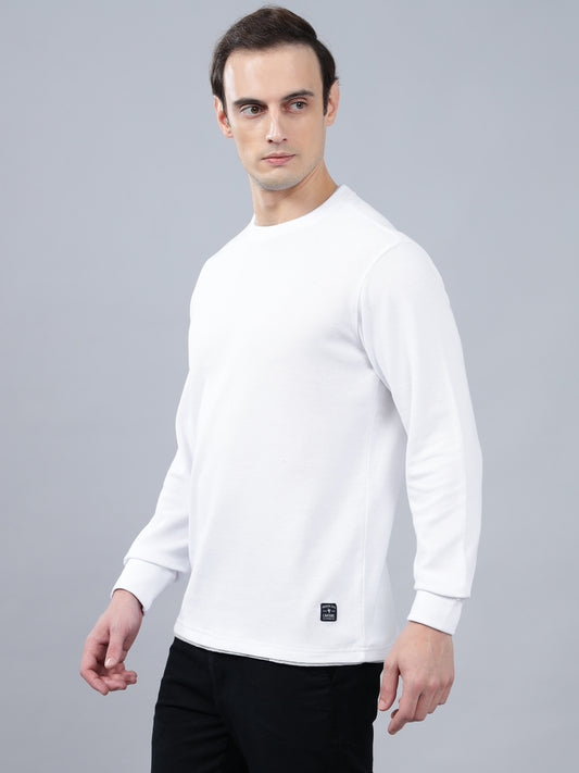 T-Shirt for Men | Breathable & Soft with Color Fastness Regular Fit Round Neck Poly Cotton Fabric Solid Pattern