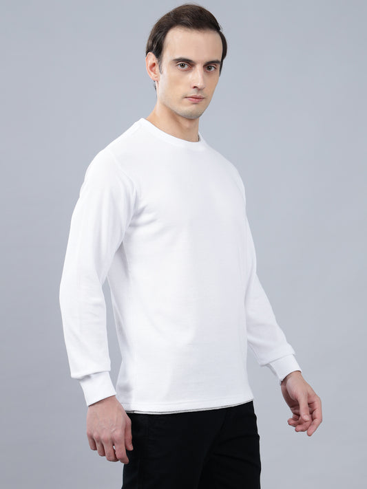 T-Shirt for Men | Breathable & Soft with Color Fastness Regular Fit Round Neck Poly Cotton Fabric Solid Pattern