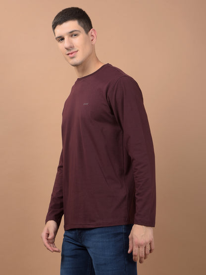 T-Shirt for Men | Breathable & Soft with Color Fastness Regular Fit Round Neck Cotton Blend Fabric Solid Pattern
