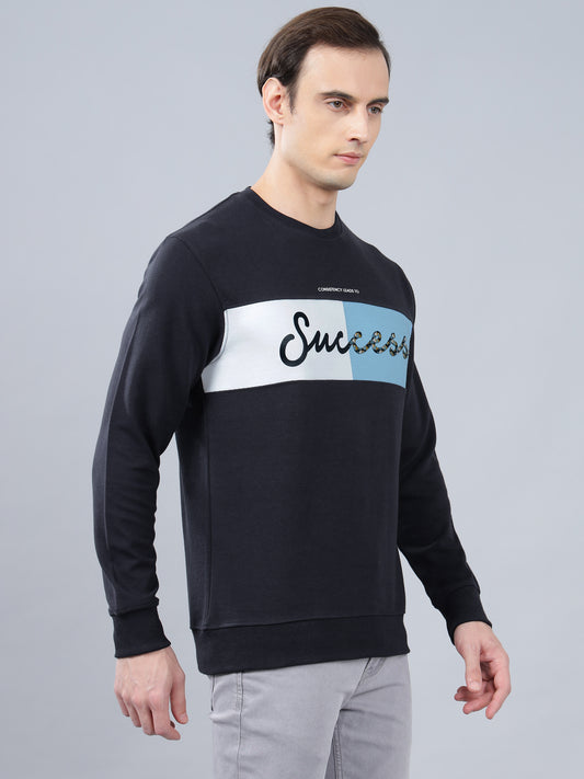 T-Shirt for Men | Breathable & Soft with Color Fastness Regular Fit Round Neck Poly Cotton Fabric Printed Pattern