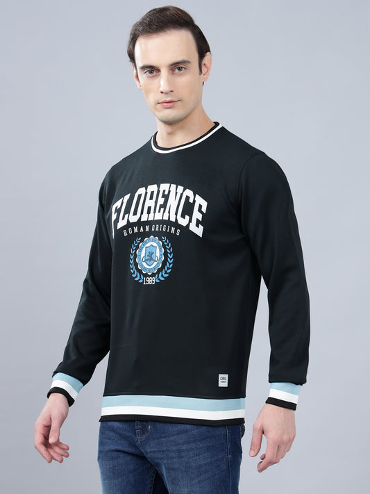 T-Shirt for Men | Breathable & Soft with Color Fastness Regular Fit Round Neck Poly Cotton Fabric Printed Pattern