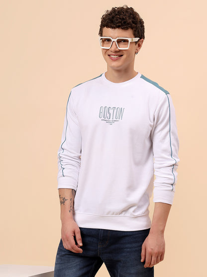 T-Shirt for Men | Breathable & Soft with Color Fastness Regular Fit Round Neck Poly Cotton Fabric Printed Pattern