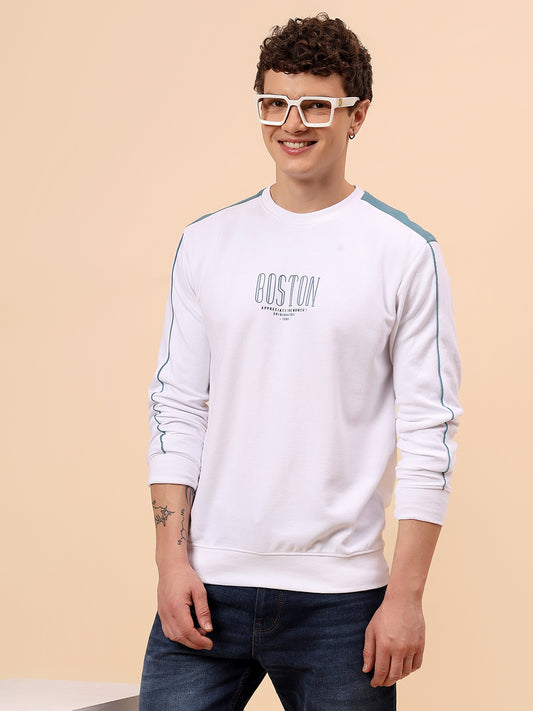 T-Shirt for Men | Breathable & Soft with Color Fastness Regular Fit Round Neck Poly Cotton Fabric Printed Pattern