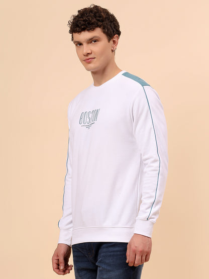 T-Shirt for Men | Breathable & Soft with Color Fastness Regular Fit Round Neck Poly Cotton Fabric Printed Pattern