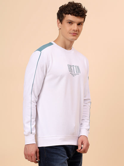 T-Shirt for Men | Breathable & Soft with Color Fastness Regular Fit Round Neck Poly Cotton Fabric Printed Pattern