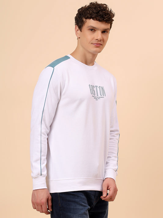 T-Shirt for Men | Breathable & Soft with Color Fastness Regular Fit Round Neck Poly Cotton Fabric Printed Pattern