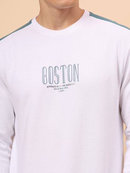 T-Shirt for Men | Breathable & Soft with Color Fastness Regular Fit Round Neck Poly Cotton Fabric Printed Pattern