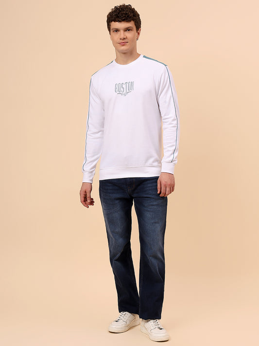 T-Shirt for Men | Breathable & Soft with Color Fastness Regular Fit Round Neck Poly Cotton Fabric Printed Pattern