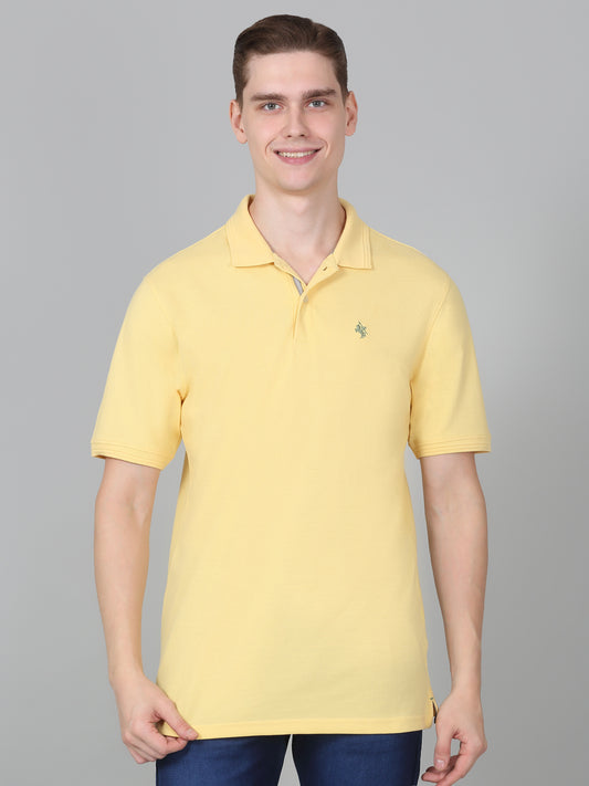 Men's Banana Solid Regular Fit Half Sleeve Casual T-Shirt