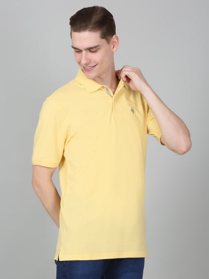 Men's Banana Solid Regular Fit Half Sleeve Casual T-Shirt