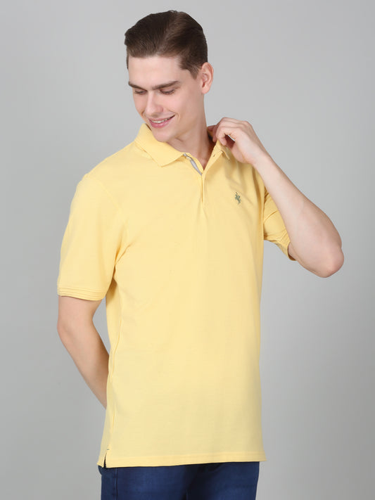 Men's Banana Solid Regular Fit Half Sleeve Casual T-Shirt