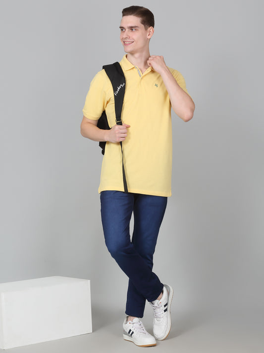 Men's Banana Solid Regular Fit Half Sleeve Casual T-Shirt