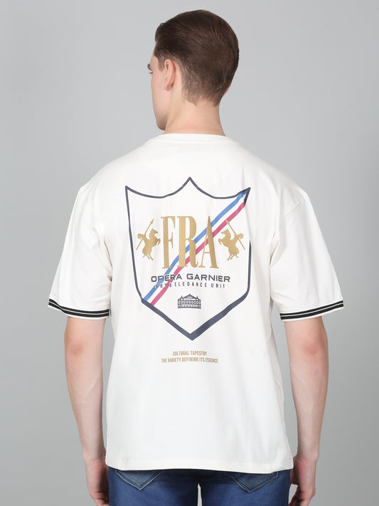 T-Shirt for Men | Breathable & Soft with Color Fastness Regular Fit Round Neck Cotton Blend Fabric Solid Pattern