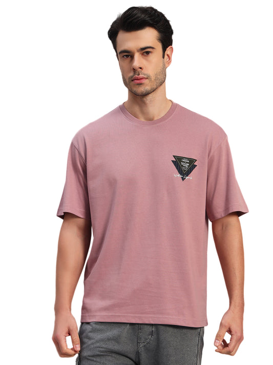 T-Shirt for Men | Breathable & Soft with Color Fastness Regular Fit Round Neck Poly Cotton Fabric Solid Pattern